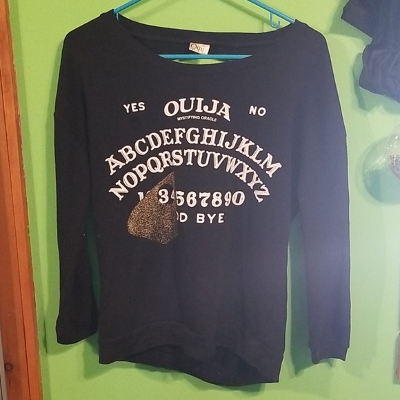 ouija Tops - Ouija Board crewneck slash back